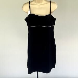 DIVIDED BY H&M, SIZE M, BLACK MINI DRESS WITH RHINESTONES